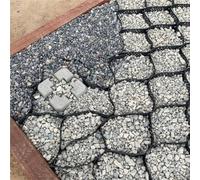 Geogitter Permeable Gravel Grid Hexagonal Cuttable Ground Grid for Pathways Driveway Stabilization Weed Barrier (8M Length 1M Width)