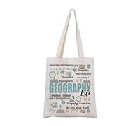 Geographer Gift Geography Life Tote Bag Geography Lovers Gift Geography Teacher Gift (Geography Tote)