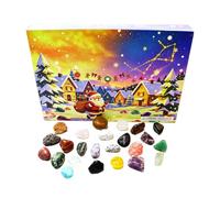 Geographic Natural Mineral Countdown Calendar | 24 Day Countdown Christmas Calendar For Exploration, Observation, Holiday Party