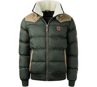 Geographical Norway Abramovitch Men - Warm Coat Fur Seasons Autumn Winter Spring - Men's Comfortable Jacket Long Sleeve Windproof Parka Style - Men (Dark grey XL)