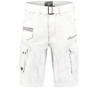 Geographical Norway bermuda shorts Parasol Men, Color:White, Size pants:XXXL