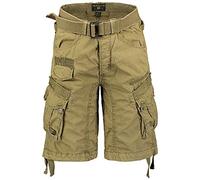 Geographical Norway bermuda shorts Parasol Men, Size pants:L, Color:Mastic