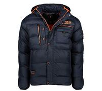 Geographical Norway Citernier Men - Men's Autumn Winter Warm Padded Jacket - Warm Coat Jacket - Long Sleeve Windbreaker Padded Jacket - Men (Marine blue XXL)