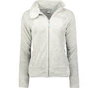 Geographical Norway Upaline Lady - Women's Fine Fleece Warm Zip - Autumn Winter Spring Warm Women's Jacket - Long Sleeve Sweater Fur Soft Outdoor Comfort (Light grey XL)