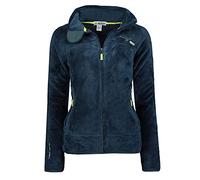 Geographical Norway G-Ursinia Women's Warm Fluffy Fleece Jacket Outdoor Sweater Ski Sport Leisure, navy, M