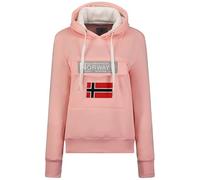 Geographical Norway Gadrien Lady - Women's Zip Hoodie Pockets - Sweatshirt Sweater Warm Hoodie Jacket - Women's Spring Summer Autumn Winter Season (Pale Pink S)
