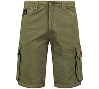 Geographical Norway Geo Norway Palar Men - Shorts/Bermuda Shorts - Cotton Cargo Trousers, Boys/Men's Clothing for Summer - Shorts and Bermuda Shorts, khaki, M
