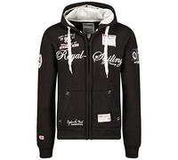 Geographical Norway Men Designer Hoodie Blouson - Fighter -3XL Black