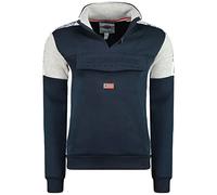 Geographical Norway Men's Fagostino Hooded Sweatshirt, Marine, XXL