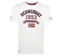 Geographical Norway Men's Jollegio t Shirt, Blanc, XXL