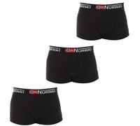 Geographical Norway Mens Pack-3 Boxers man - Black Cotton - Size 2XL