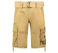 Geographical Norway Men's Pasteque Bermuda Shorts, Beige, L