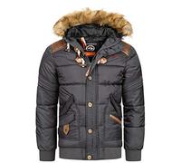 Geographical Norway - Men's Winterjacket with Collar - Belephegore - Dark Grey
