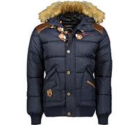 Geographical Norway - Men's Winterjacket with Collar - Belephegore - Navy