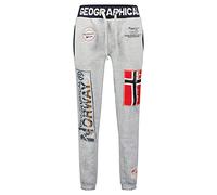 Geographical Norway Myer Lady - Women's Jogging Pants - Training Pants Sport Fitness Running - Women's Yoga Outerwear Cotton Pockets - Women Spring Winter (Light Grey L)