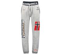 Geographical Norway Myer Men Distribrands - Printed Jogging Pants Casual Style - Quality Sportswear Comfortable Soft - Men's Casual Cotton Track Suit (Light_grey L)