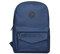 Geographical Norway Serdon Unisex Backpack Bag Modern Design Front Pocket Flap Pointed Flap Padded Shoulder Straps Front Badge Practical Accessory School, Marine, Taille unique, Traditional Backpacks