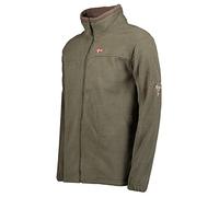 Geographical Norway Tamazonie Men's Warm Fleece Transition Jacket - Brandiing, Khaki, M Large