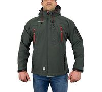 Geographical Norway Tangata Men's Softshell Functional Outdoor (Blue, Large)