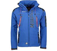 Geographical Norway Tangata Men's Softshell Functional Outdoor Coat Red, royal, S