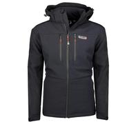 Geographical Norway Timmex Men - Softshell Jackets for Men Waterproof Outdoor Hooded UK - Windproof Rain Coats Men's - Activities Hiking Skiing Autumn Winter Spring (Navy M)