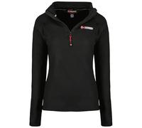 Geographical Norway Tug HZ Lady - Fleece Jacket Women Warm Zip - Autumn Winter Spring Warm Women's Jackets Ladies Sport - Long Sleeve Sweater Fur Soft Outdoor Comfort (Black XL)