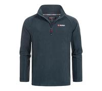 Geographical Norway Tug HZ Men - Fleece Jacket Warm Zip - Autumn Winter Spring Warm men's Jackets Sport - Long Sleeve Sweater Fur Soft Outdoor Comfort (Navy L)