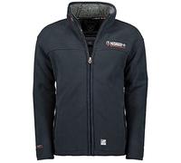 Geographical Norway Ubolt Men's Warm Fleece Jacket with Fur Lining Size S to XXL, Navy, M