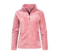 Geographical Norway Upaline Lady - Fleece Jacket Women Fine Warm Zip - Autumn Winter Spring Warm Women's Jackets Ladies - Long Sleeve Sweater Fur Soft Outdoor Comfort (Pale Pink XXL)