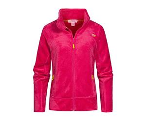 Geographical Norway Upaline Lady - Fleece Jacket Women Fine Warm Zip - Autumn Winter Spring Warm Women's Jackets Ladies - Long Sleeve Sweater Fur Soft Outdoor Comfort (Malabar L)