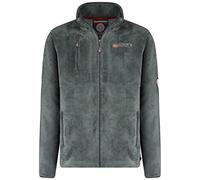 Geographical Norway Upload Men - Men's Warm Thick Zip Fleece - Men's Warm Winter Sweatshirt Jacket Soft - Soft Sweat Long Sleeve Lining (Dark_grey 3XL)