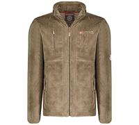 Geographical Norway Upload Men - Men's Warm Thick Zip Fleece - Men's Warm Winter Sweatshirt Jacket Soft - Soft Sweat Long Sleeve Lining (Taupe M)