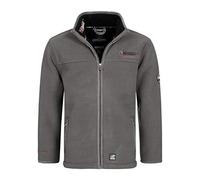 Geographical Norway Ureka Men's Fleece Jacket Fleece Jacket Warm Cozy Lining Lined Size S-XXXL - Grey, S