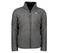 Geographical Norway Usine Men Distribrands - Thick Warm Men's Fleece Zip - Jacket Sweatshirts Winter Warm Men's Soft - Sweatshirt Soft Lining Long Sleeves (Darkgray, M)