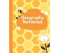 Geography Composition Notebook: Bee Themed, I Love Bees, College Ruled, 8.5x11, 110 pages, Paperback Notebook, Workbook for School College University ... Kids Teens Students, Back To School Supplies