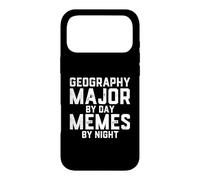 Geography Major By Day Memes By Night Geographer Student Case for iPhone 17 Pro Max