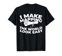 Geography Maps - Charting Cartographer T-Shirt