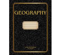 Geography Notebook - Lined School Journal for Students & Classroom Study: Subject Notebook for Geography Lessons - 120 Lined Pages, 8.5 x 11 Inches, ... School Note-Taking (RetroNote Series)