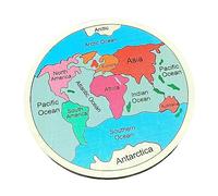 Geography Puzzles Wooden Puzzle for Age 4+ Years Old Children Boys and Girls