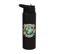 Geography Squad | Geography Design for Geographer Geography Stainless Steel Insulated Water Bottle