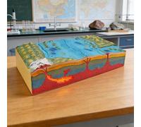 Geography Teaching Model, Seabed Topography Model, 3D Geology Plates Tectonic Model, Geography Landform Model Educational, for Junior Middle School Geography Teaching