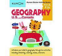 Geography: U. S. And Canada Sticker Activity Book (Kumon Sticker Activity Books, Pre-K & Up)