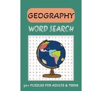 Geography Word Search Book: Easy to Read & Print | More than 50 Puzzles about Geography, Environment and More | 6x9 inches,110 pages | For Adults, Seniors and Teens