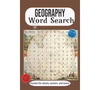 Geography Word Search Book: Word Searches with Easy to Read Print about Geography, Terrain, earth's surface, and more | 6x9 inches, 110 pages | 50+ ... for Vacations, Holidays and Leisure Time!