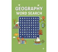 Geography Word Search: For Adults, For All Ages, Stress Relief, Easy to Read Print about Around the World, Nature, Countries , Fun Activity and More | ... Gift for Holidays, Vacation and Free Times