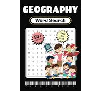 Geography Word Search Puzzle Book: Fun and Educational Word Hunts Featuring Countries, Capitals, Landmarks, and Continents | 6x9 inches, 110 pages | ... Great for Kids, Students, and Travel Lovers