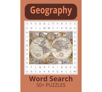 GEOGRAPHY Word Search Puzzle Book: Word Searches with Easy to Read Print about Geography, Earth's Features and More | 6x9 inches, 110 pages | 50+ Puzzles ... Gift for Free Time, Holidays and Travel