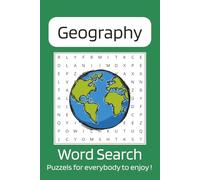 Geography Word Search Puzzle Book: Word searches with Easy to Read Print about Geography, Nature, Landforms and More | 6x9 inches, 110 pages | 50+ ... for vacations and Holidays and Spare Times