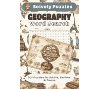 Geography Word Search Puzzles Book: Word Searches with Easy to Read Print about Geography, Countries, Gulfs and More | 6x9 inches, 110 pages | 50+ Puzzles... Gift for Vacations, Holidays and Free Time