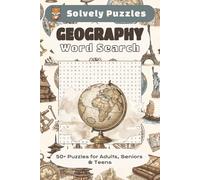 Geography Word Search Puzzles Book: Word Searches with Easy to Read Print about Geography, Landmarks, Natural Wonders and More | 6x9 inches, 110 pages ... Gift for Vacations, Holidays and Free Time